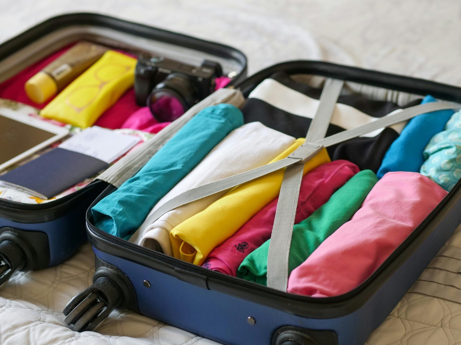 Image of luggage and travel accessories